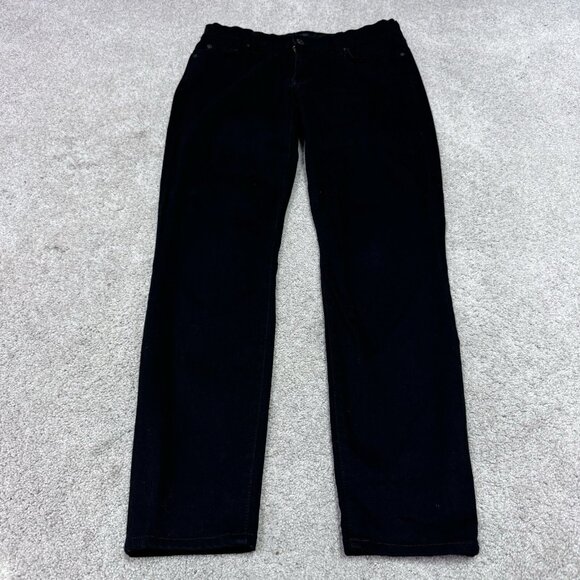 7 For All Mankind Jeans Skinny Black Pockets Women’s Size 28 - Picture 1 of 12